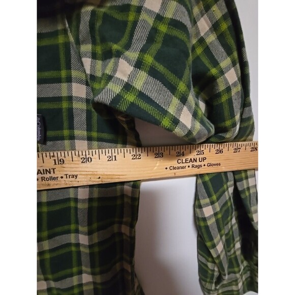 !! Columbia Men's Green OMNIWICK Flannel Long Sleeve Size LARGE - Picture 7 of 15